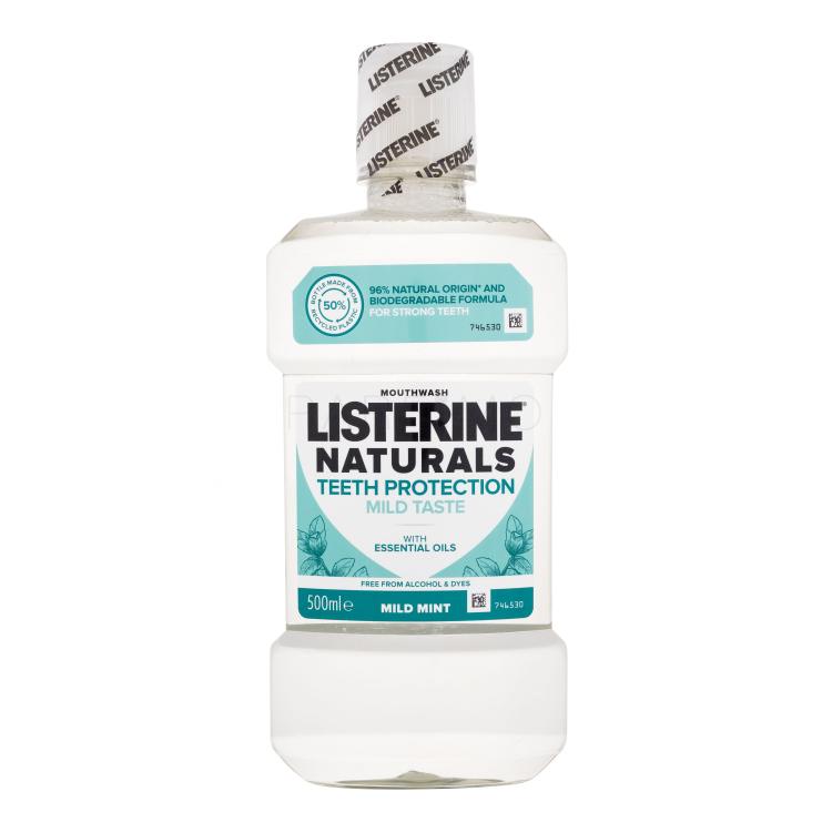 Listerine Naturals Teeth Protection Mild Taste Mouthwash Apă de gură 500 ml