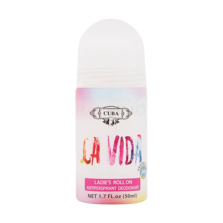 Cuba La Vida Ladie&#039;s Roll On Antiperspirant pentru femei 50 ml