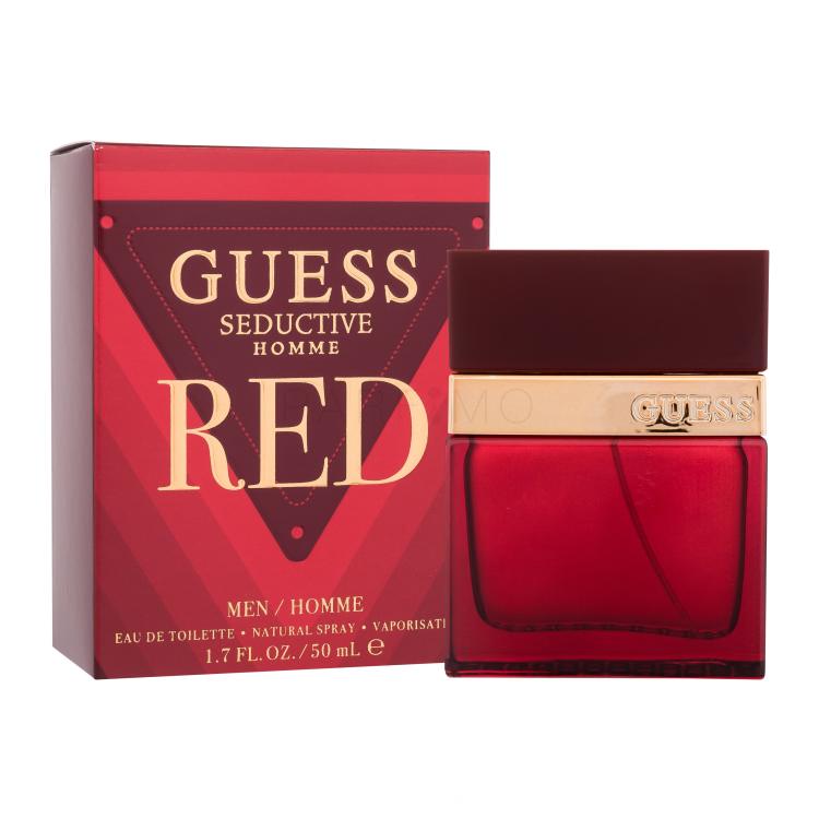 GUESS Seductive Homme Red Apă de toaletă pentru bărbați 50 ml Cutie cu defect
