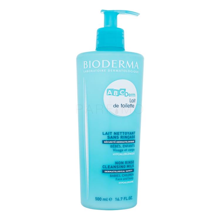 BIODERMA ABCDerm Non Rinse Cleansing Milk Lapte de curățare pentru copii 500 ml