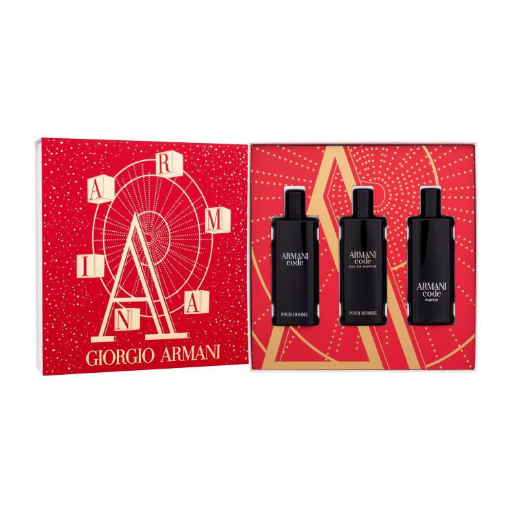 Giorgio Armani Code Collection Set cadou Apă de parfum Code 15 ml + apă de parfum Code Parfum 15 ml + apă de toaletă Code 15 ml