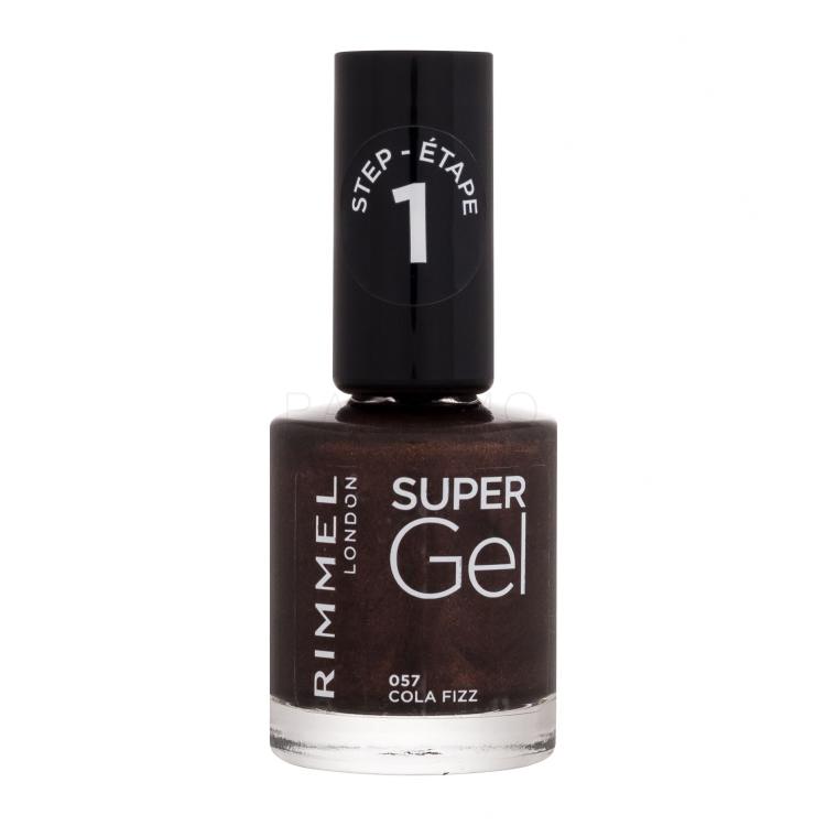 Rimmel London Super Gel STEP1 Lac de unghii pentru femei 12 ml Nuanţă 057 Cola Fizz