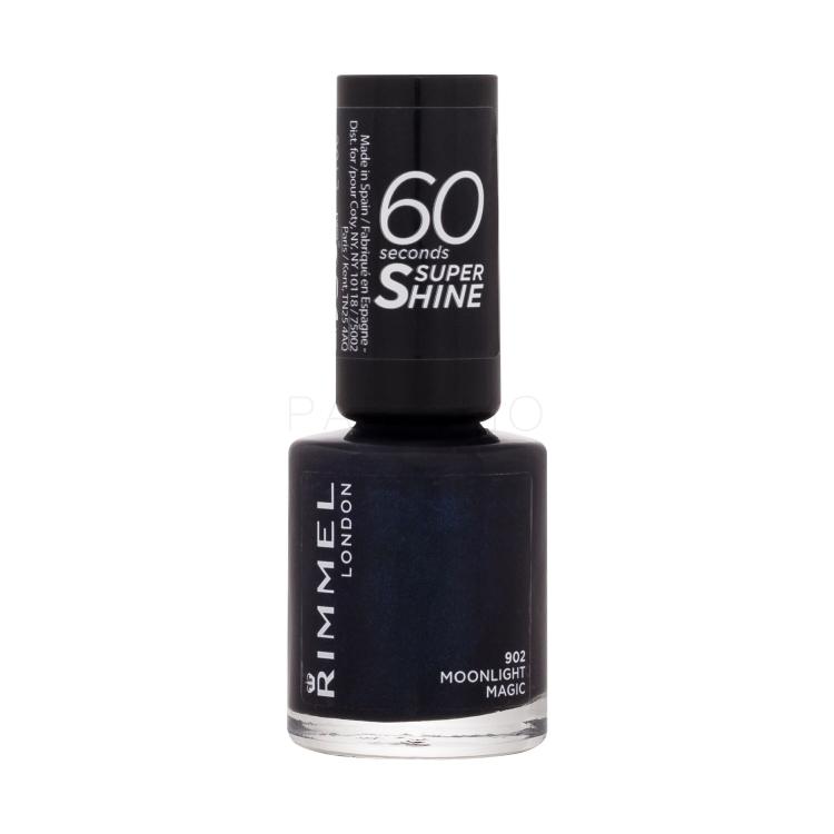 Rimmel London 60 Seconds Super Shine Lac de unghii pentru femei 8 ml Nuanţă 902 Moonlight Magic