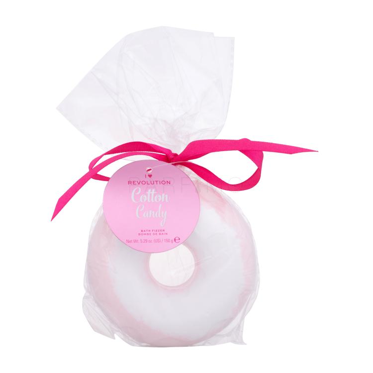 I Heart Revolution Donut Cotton Candy Bilă efervescentă de baie pentru femei 150 g