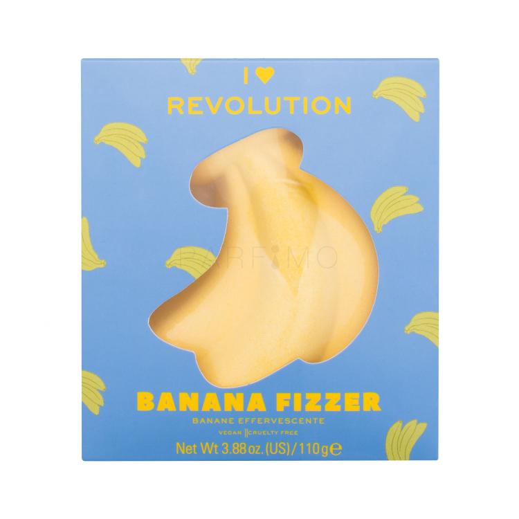 I Heart Revolution Tasty Banana Bilă efervescentă de baie pentru femei 110 g