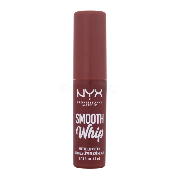 NYX Professional Makeup Smooth Whip Matte Lip Cream Ruj de buze pentru femei 4 ml Nuanţă 04 Teddy Fluff