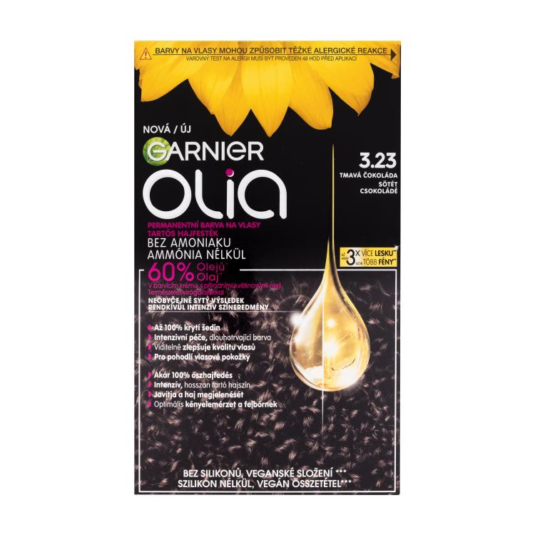 Garnier Olia Vopsea de păr pentru femei 60 g Nuanţă 3,23 Dark Chocolate