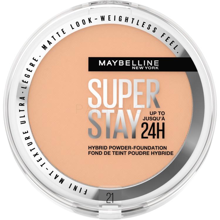 Maybelline Superstay 24H Hybrid Powder-Foundation Fond de ten pentru femei 9 g Nuanţă 21