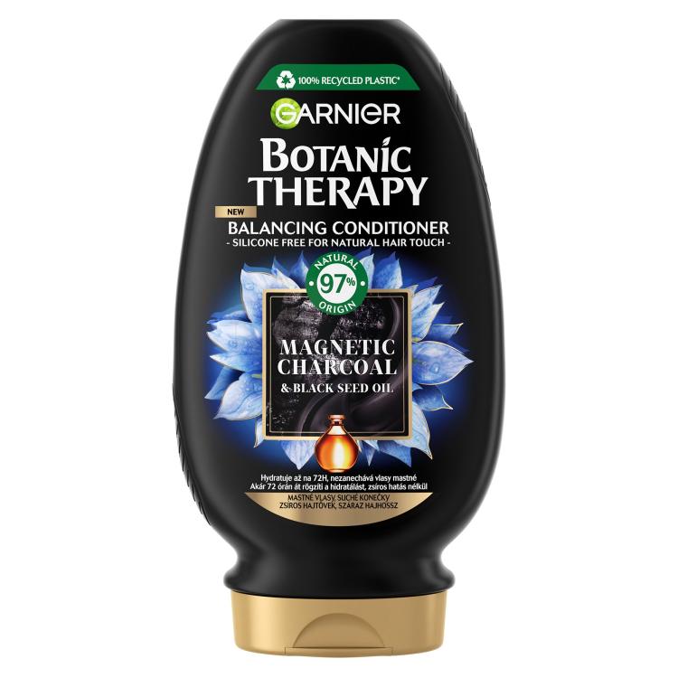 Garnier Botanic Therapy Magnetic Charcoal &amp; Black Seed Oil Balsam de păr pentru femei 200 ml