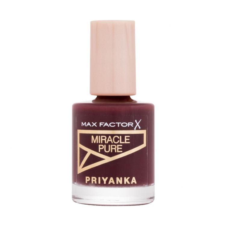 Max Factor Priyanka Miracle Pure Lac de unghii pentru femei 12 ml Nuanţă 380 Bold Rosewood