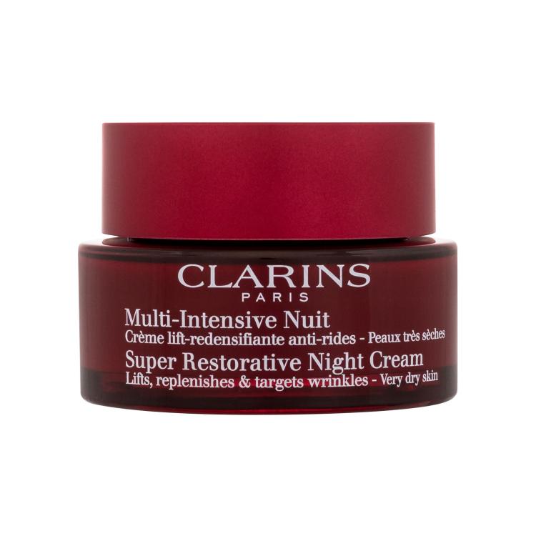 Clarins Super Restorative Night Cream Very Dry Skin Cremă de noapte pentru femei 50 ml
