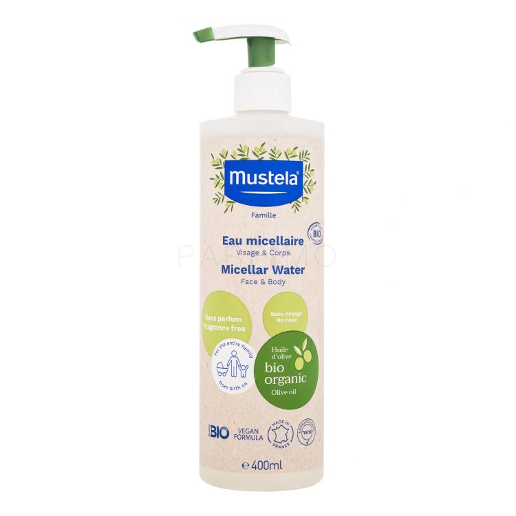 Mustela Bio Micellar Water Apă micelară pentru copii 400 ml