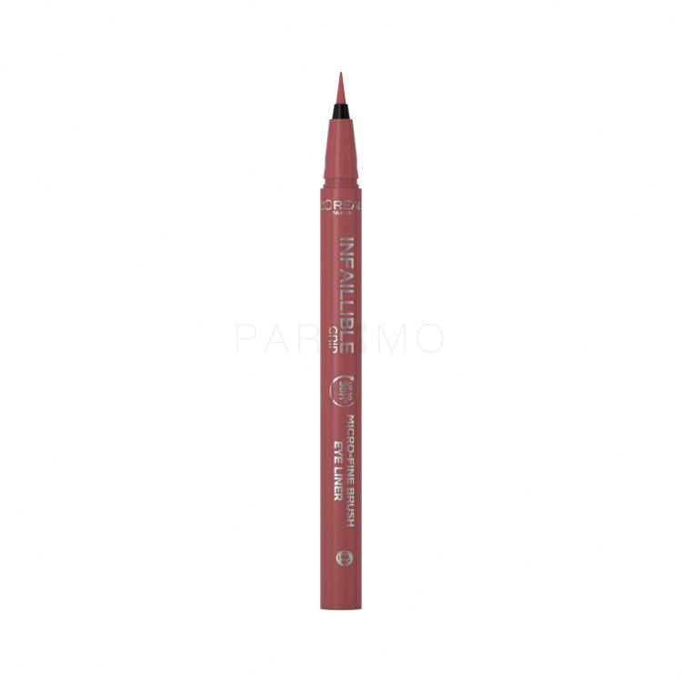 L&#039;Oréal Paris Infaillible Grip 36H Micro-Fine Brush Eye Liner Tuș de ochi pentru femei 0,4 g Nuanţă 03 Ancient Rose