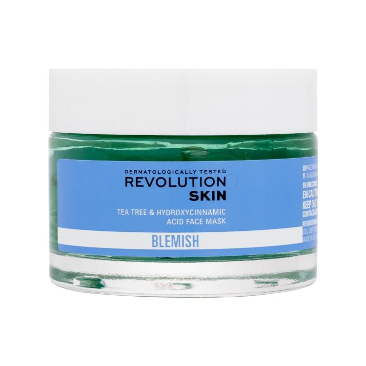 Revolution Skincare Blemish Tea Tree &amp; Hydroxycinnamic Acid Face Mask Mască de față pentru femei 50 ml