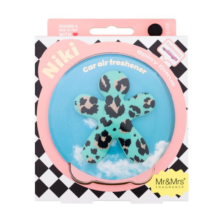 Mr&amp;Mrs Fragrance Niki Spicy Citrus Parfumuri de mașină 1 buc