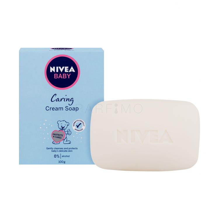 Nivea Baby Caring Cream Soap Săpun solid pentru copii 100 g