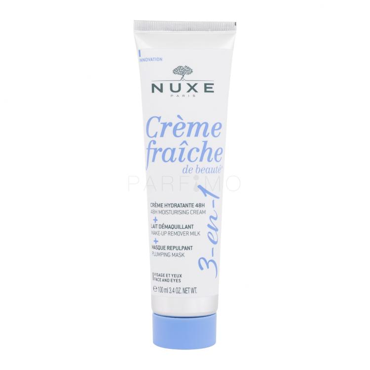 NUXE Creme Fraiche de Beauté 3-In-1 Cream &amp; Make-Up Remover &amp; Mask Cremă de zi pentru femei 100 ml tester