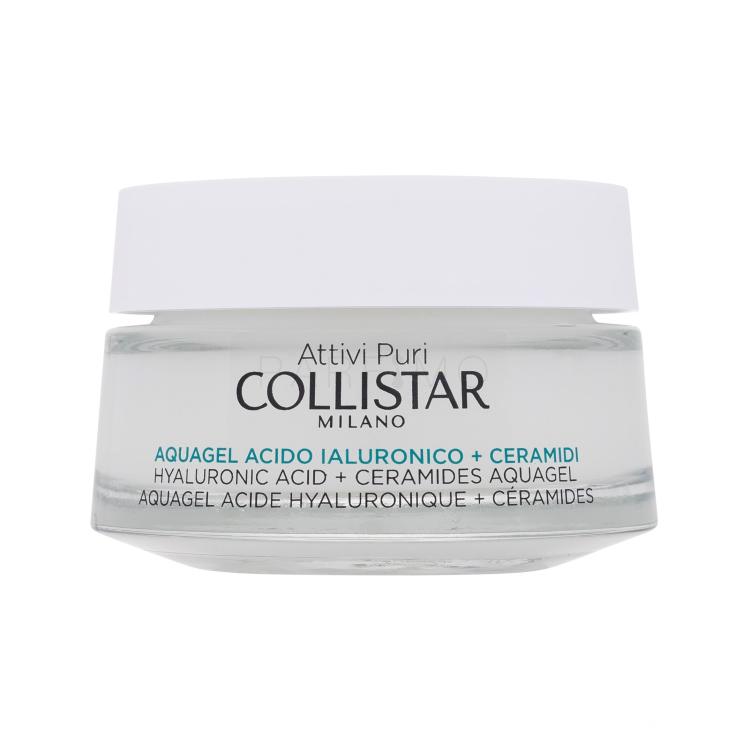 Collistar Pure Actives (Attivi Puri) Hyaluronic Acid + Ceramides Aquagel Cremă gel pentru femei 50 ml