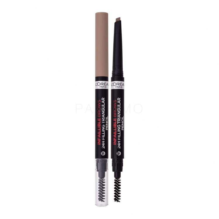 L&#039;Oréal Paris Infaillible Brows 24H Filling Triangular Pencil Creion pentru femei 1 ml Nuanţă 07 Blonde