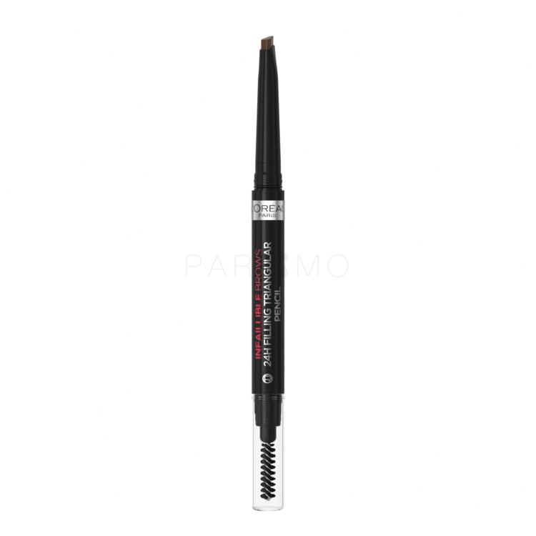 L&#039;Oréal Paris Infaillible Brows 24H Filling Triangular Pencil Creion pentru femei 1 ml Nuanţă 03 Dark Brunette