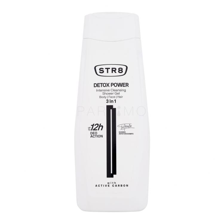 STR8 Detox Power Intensive Cleansing Shower Gel Gel de duș pentru bărbați 400 ml