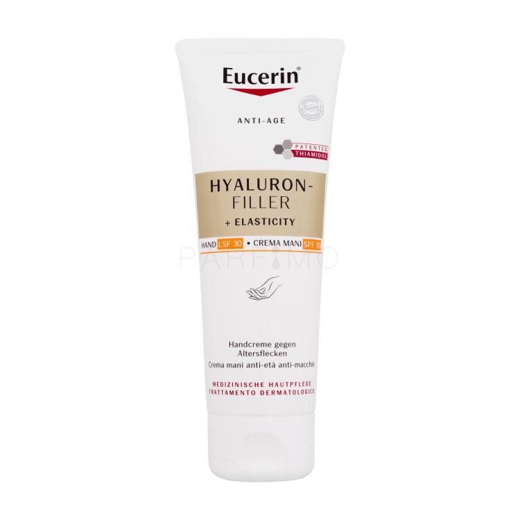 Eucerin Hyaluron-Filler + Elasticity Hand Cream SPF30 Cremă de mâini pentru femei 75 ml