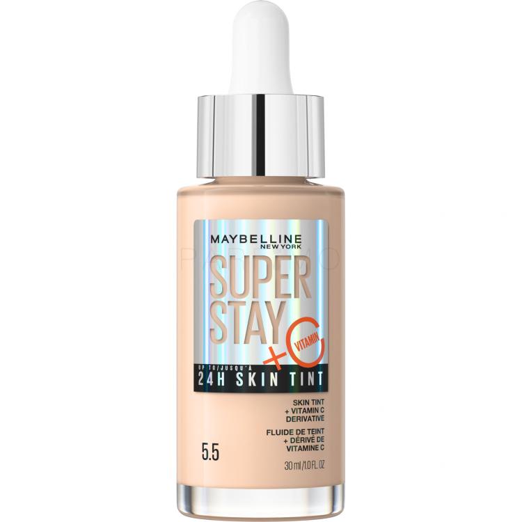Maybelline Superstay 24H Skin Tint + Vitamin C Fond de ten pentru femei 30 ml Nuanţă 5.5