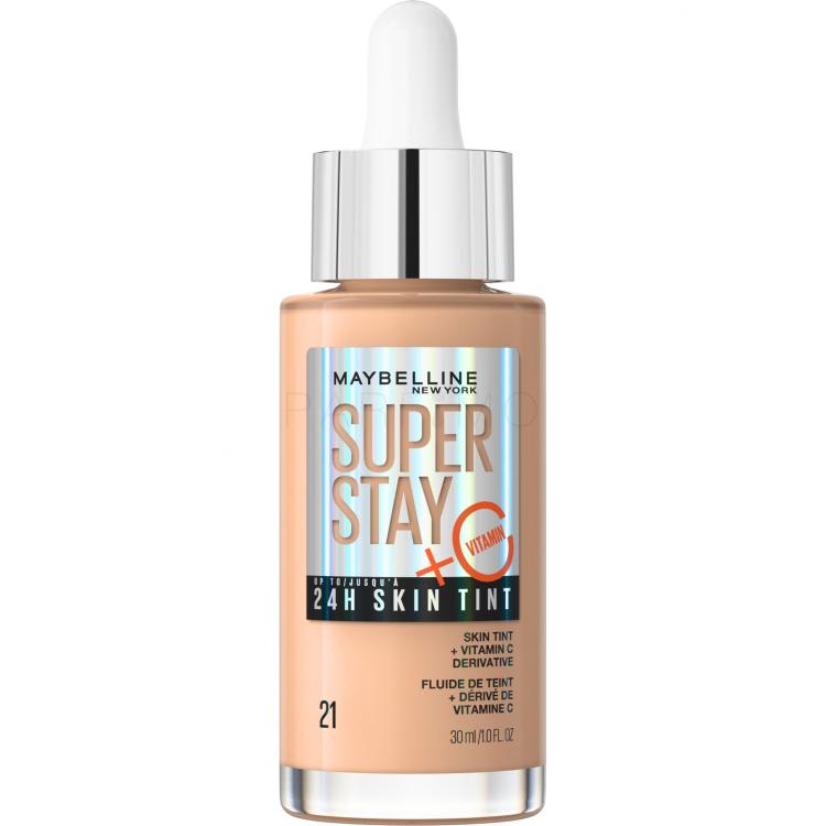 Maybelline Superstay 24H Skin Tint + Vitamin C Fond de ten pentru femei 30 ml Nuanţă 21