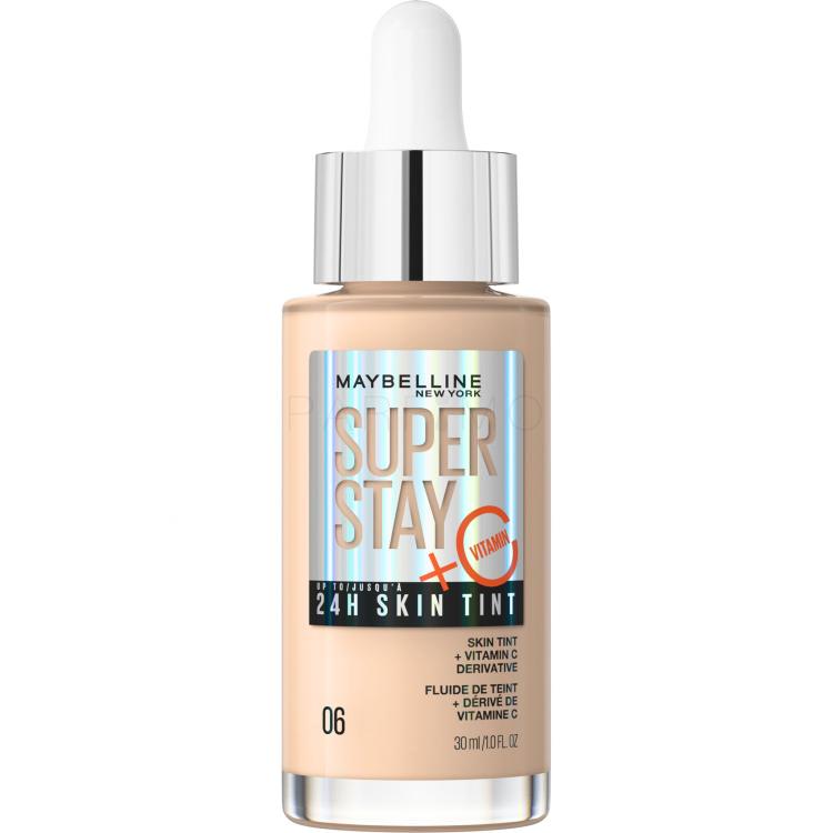 Maybelline Superstay 24H Skin Tint + Vitamin C Fond de ten pentru femei 30 ml Nuanţă 06
