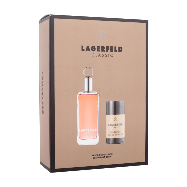 Karl Lagerfeld Classic Set cadou Loțiune după ras 100 ml + deostick 75 g