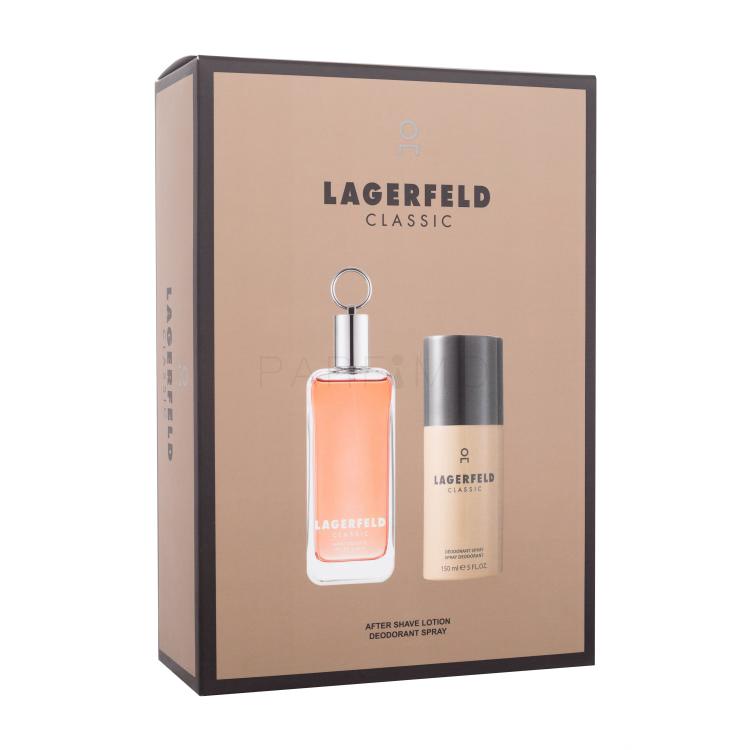 Karl Lagerfeld Classic Set cadou Loțiune după ras 100 ml + deodorant 150 ml