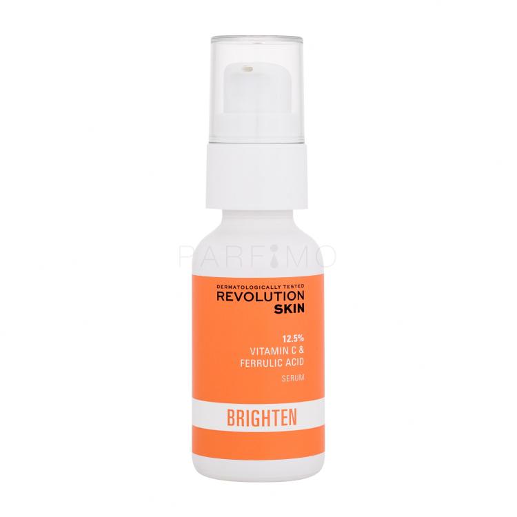 Revolution Skincare Brighten 12,5% Vitamin C &amp; Ferulic Acid Serum Ser facial pentru femei 30 ml