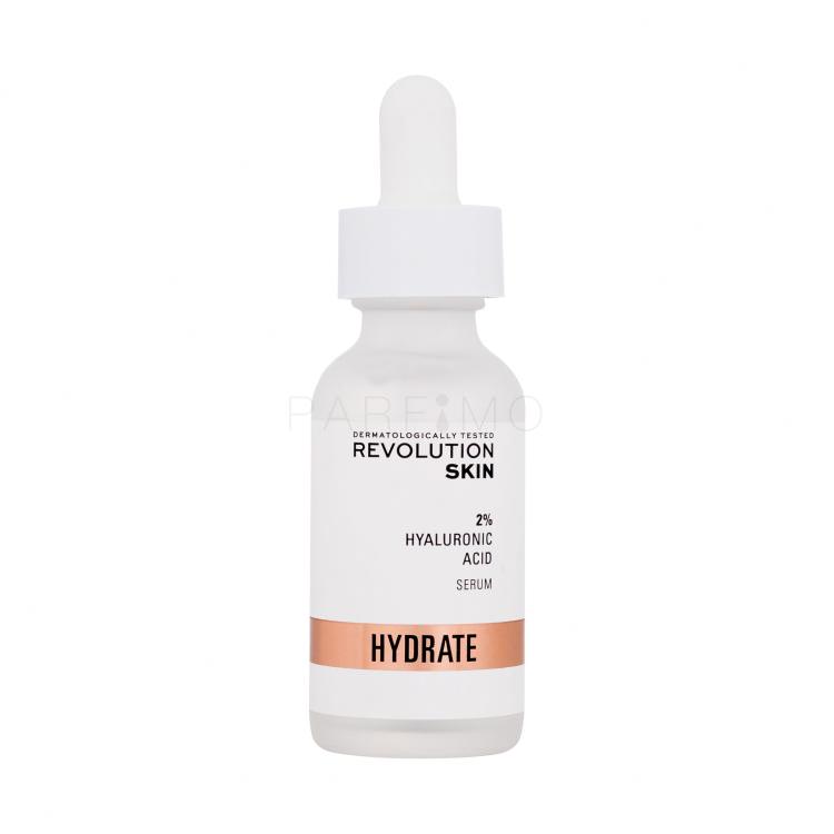 Revolution Skincare Hydrate 2% Hyaluronic Acid Serum Ser facial pentru femei 30 ml