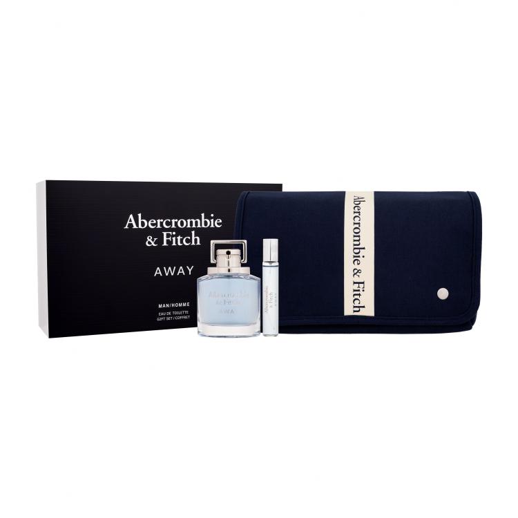 Abercrombie &amp; Fitch Away Set cadou Apă de toaletă 100 ml + apă de toaletă 15 ml + geantă cosmetică
