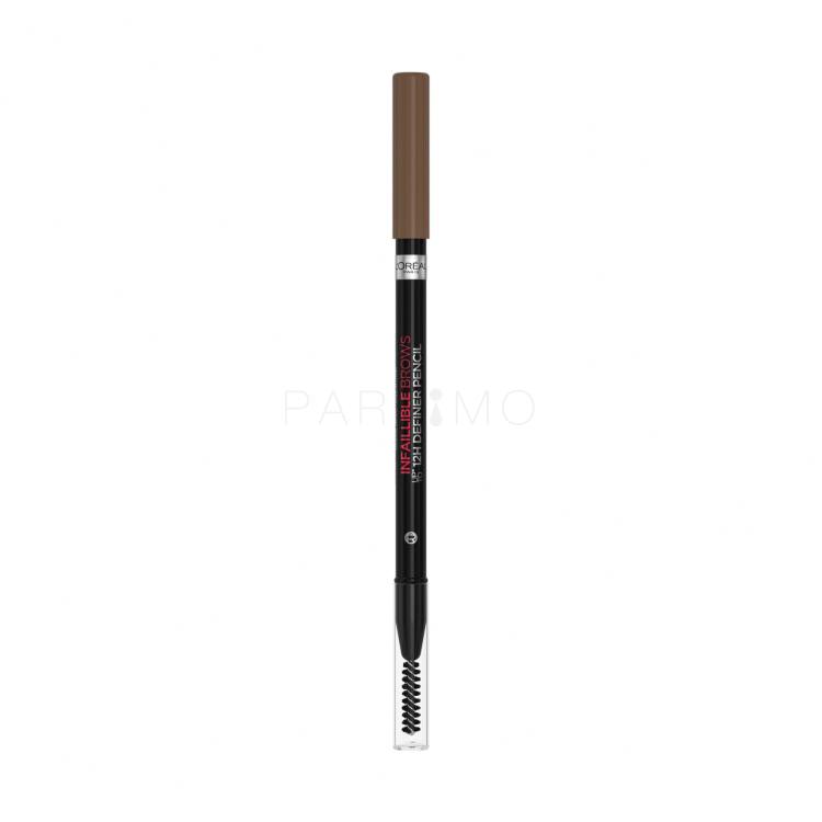 L&#039;Oréal Paris Infaillible Brows 12H Definer Pencil Creion pentru femei 1 g Nuanţă 3.0 Brunette