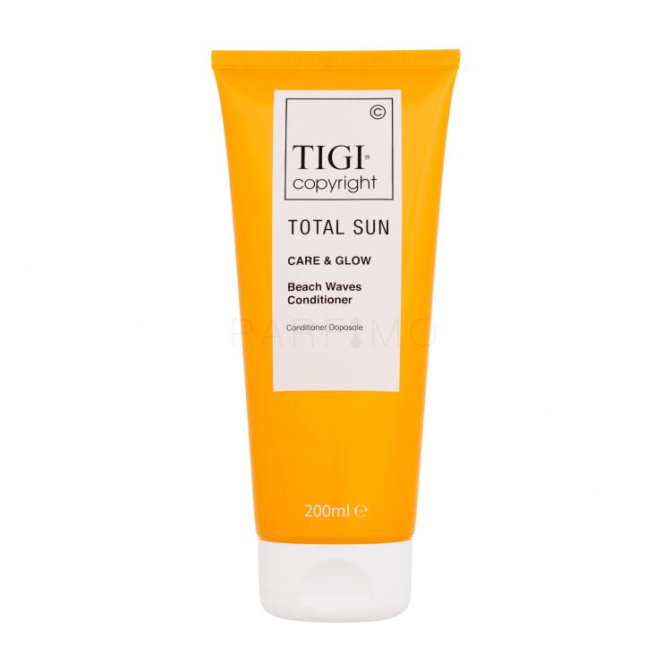 Tigi Copyright Total Sun Care &amp; Glow Beach Waves Conditioner Balsam de păr pentru femei 200 ml