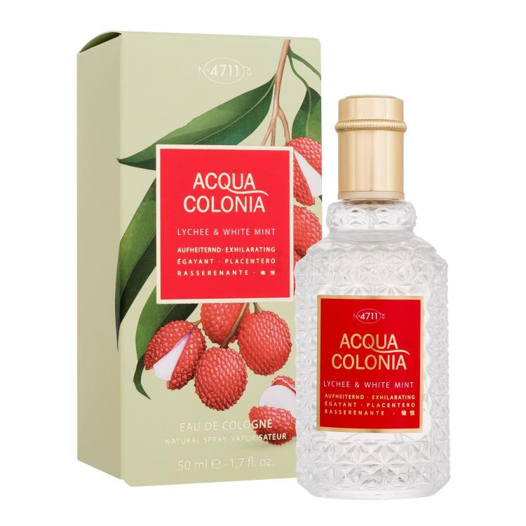 4711 Acqua Colonia Lychee &amp; White Mint Apă de colonie 50 ml