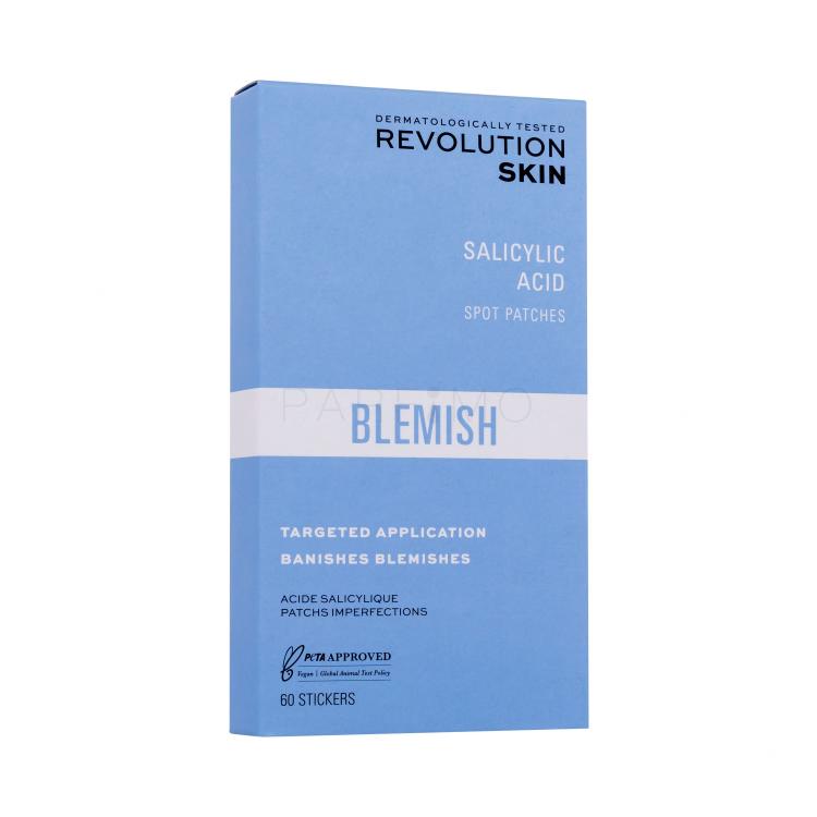 Revolution Skincare Blemish Salicylic Acid Spot Patches Tratamente pentru femei 60 buc