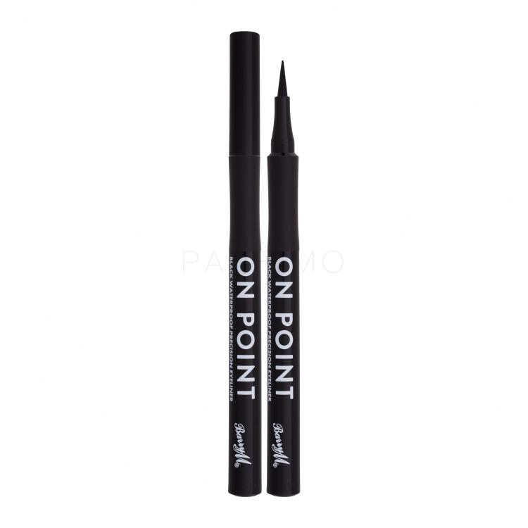 Barry M On Point Black Waterproof Precision Eyeliner Tuș de ochi pentru femei 1 ml Nuanţă Black