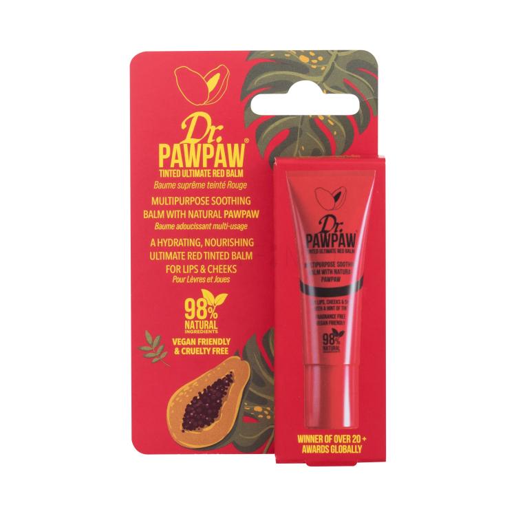 Dr. PAWPAW Balm Tinted Ultimate Red Balsam de buze pentru femei 10 ml