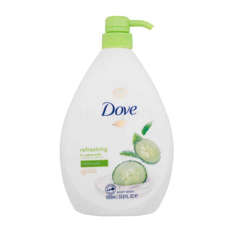 Dove Refreshing Cucumber &amp; Green Tea Gel de duș pentru femei 1000 ml
