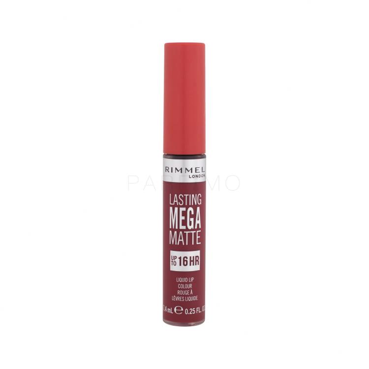 Rimmel London Lasting Mega Matte Liquid Lip Colour Ruj de buze pentru femei 7,4 ml Nuanţă Ruby Passion