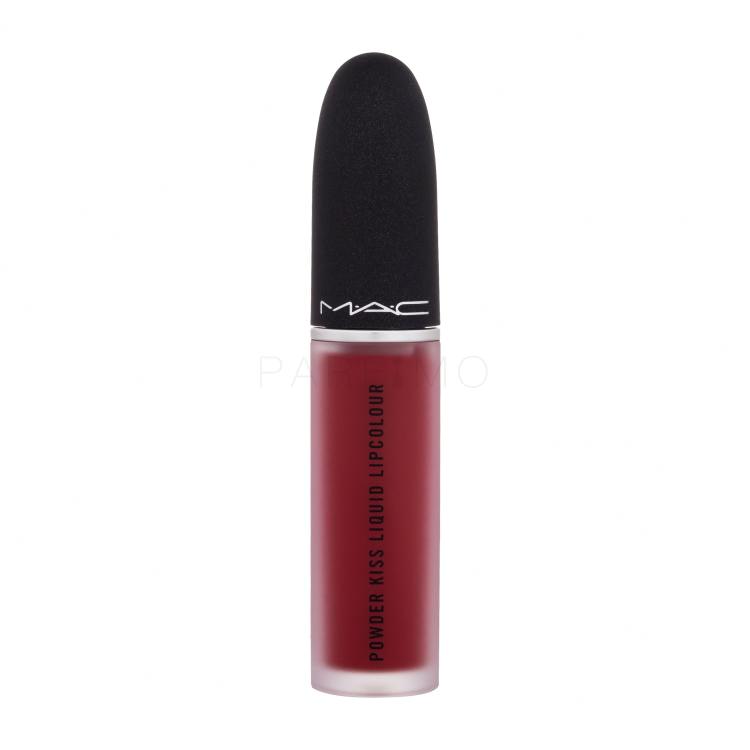 MAC Powder Kiss Liquid Ruj de buze pentru femei 5 ml Nuanţă 975 Ruby Boo