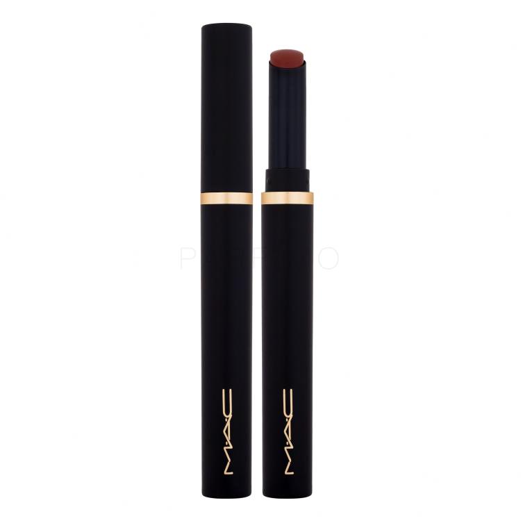 MAC Powder Kiss Velvet Blur Slim Stick Lipstick Ruj de buze pentru femei 2 g Nuanţă 876 Nice Spice