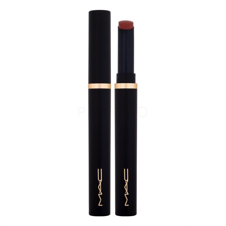 MAC Powder Kiss Velvet Blur Slim Stick Lipstick Ruj de buze pentru femei 2 g Nuanţă 893 Sweet Cinnamon