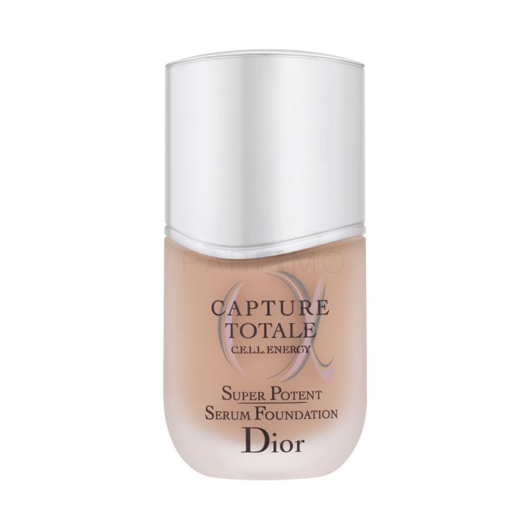 Christian Dior Capture Totale C.E.L.L. Energy Super Potent Serum Foundation SPF20 Fond de ten pentru femei 30 ml Nuanţă 2W Warm