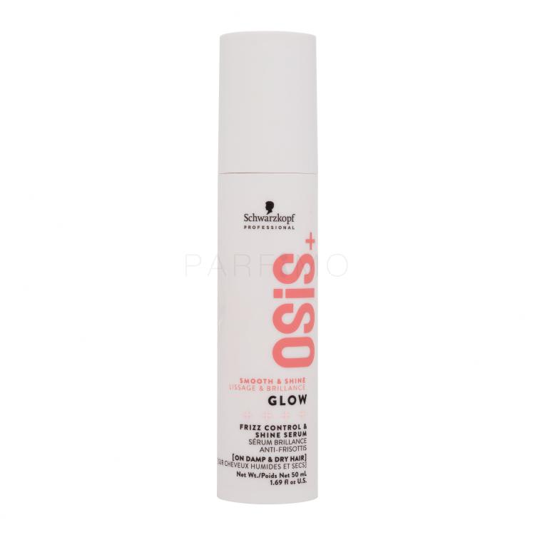 Schwarzkopf Professional Osis+ Glow Frizz Control &amp; Shine Serum Netezire păr pentru femei 50 ml