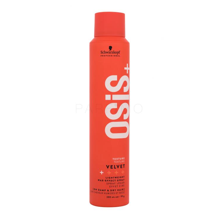 Schwarzkopf Professional Osis+ Velvet Lightweight Wax-Effect Spray Fixativ de păr pentru femei 200 ml