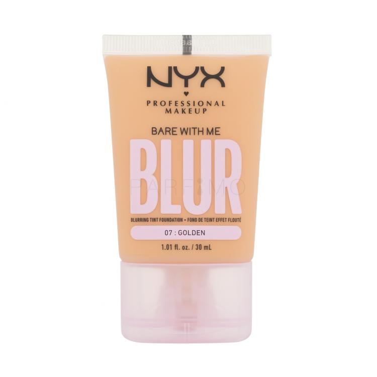 NYX Professional Makeup Bare With Me Blur Tint Foundation Fond de ten pentru femei 30 ml Nuanţă 07 Golden