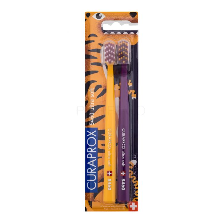 Curaprox 5460 Ultra Soft Duo Tiger Edition Periuțe de dinți Set